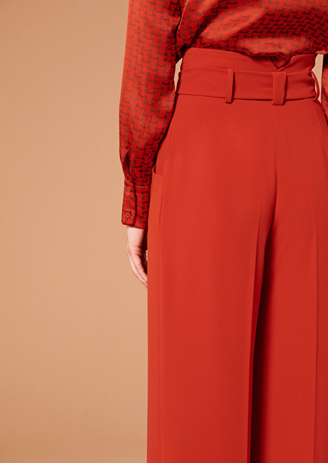 Pantalon Pylarouge en crêpe