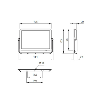 Philips ProjectLine-schijnwerper 4000K 20W