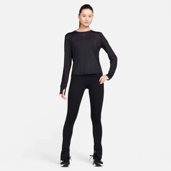 Nike Dame Trøjer Dri-FIT One Classic Long Sleeve Tee Sort
