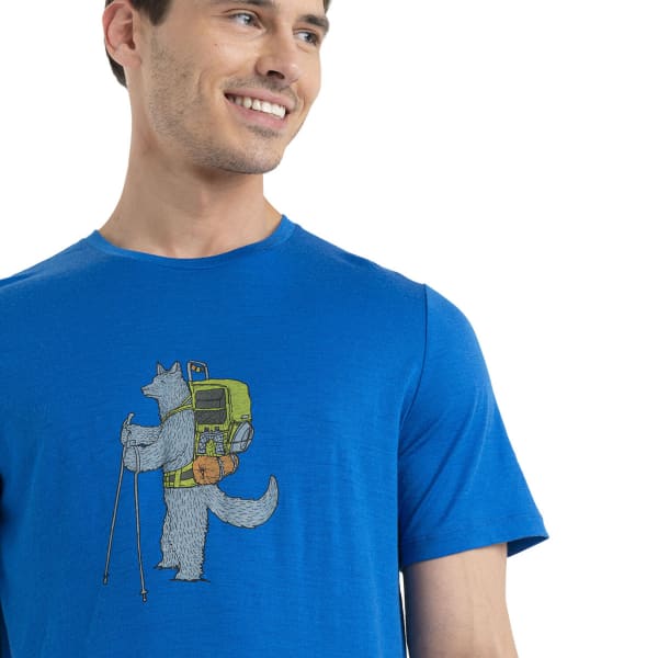 T-shirt randonnée ICEBREAKER M MER 150 TECH LITE II SS TEE TECH HEAD LAZURITE