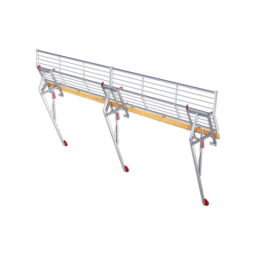 Little Jumbo RSS Dakrandbeveiligingset Hellend Dak 6m - 43810600