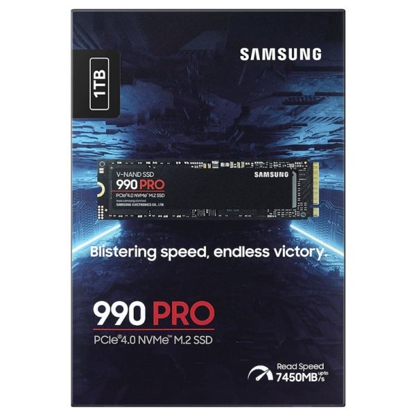 SSD Samsung 1TB 990 Pro M.2 PCIe 4.0 NVMe - MZ-V9P1T0BW
