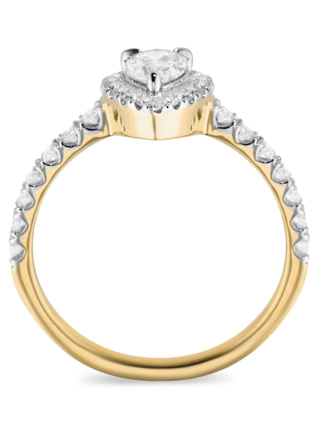 Brillant-Ring, Brillant-Ring LG, Gold 585, poliert