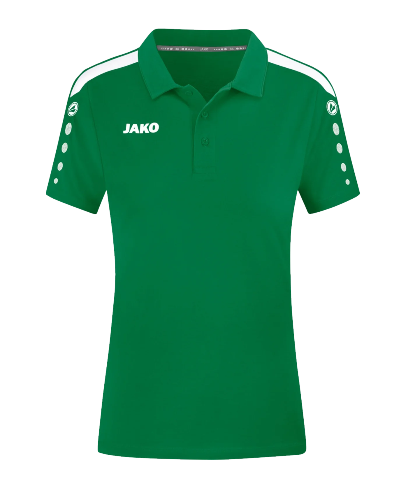 JAKO Power Poloshirt Damen Grün Weiss F200