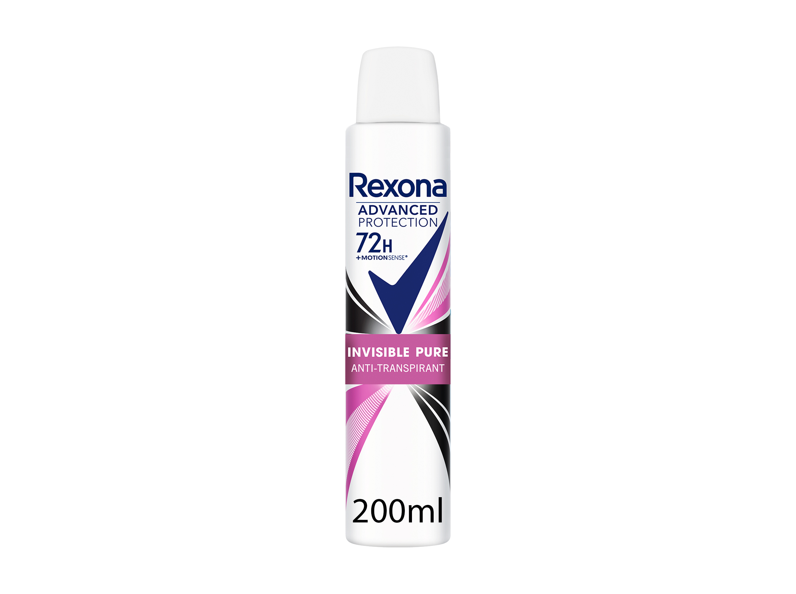 ANTITRANSPIRANTE REXONA INVISIBLE PURE 72H 200ML