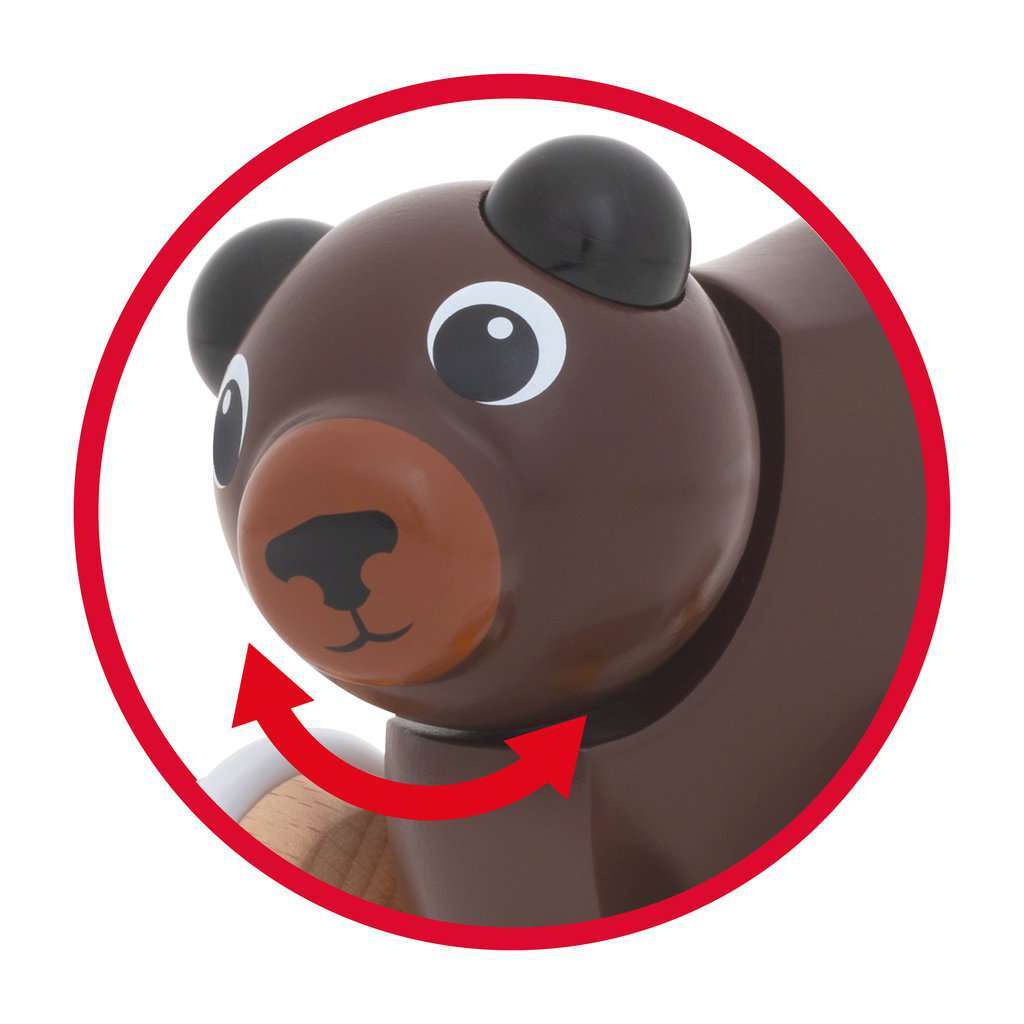 BRIO Spiel Lustiger Schiebe-Bär