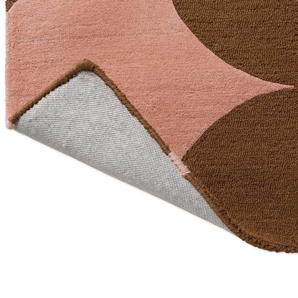 Vloerkleed Pink-Terracotta Prism Flower