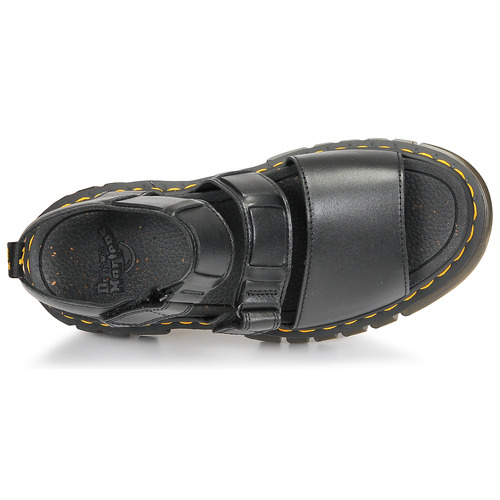 Dr. Martens - RICKI 3-STRAP SANDAL - Noir