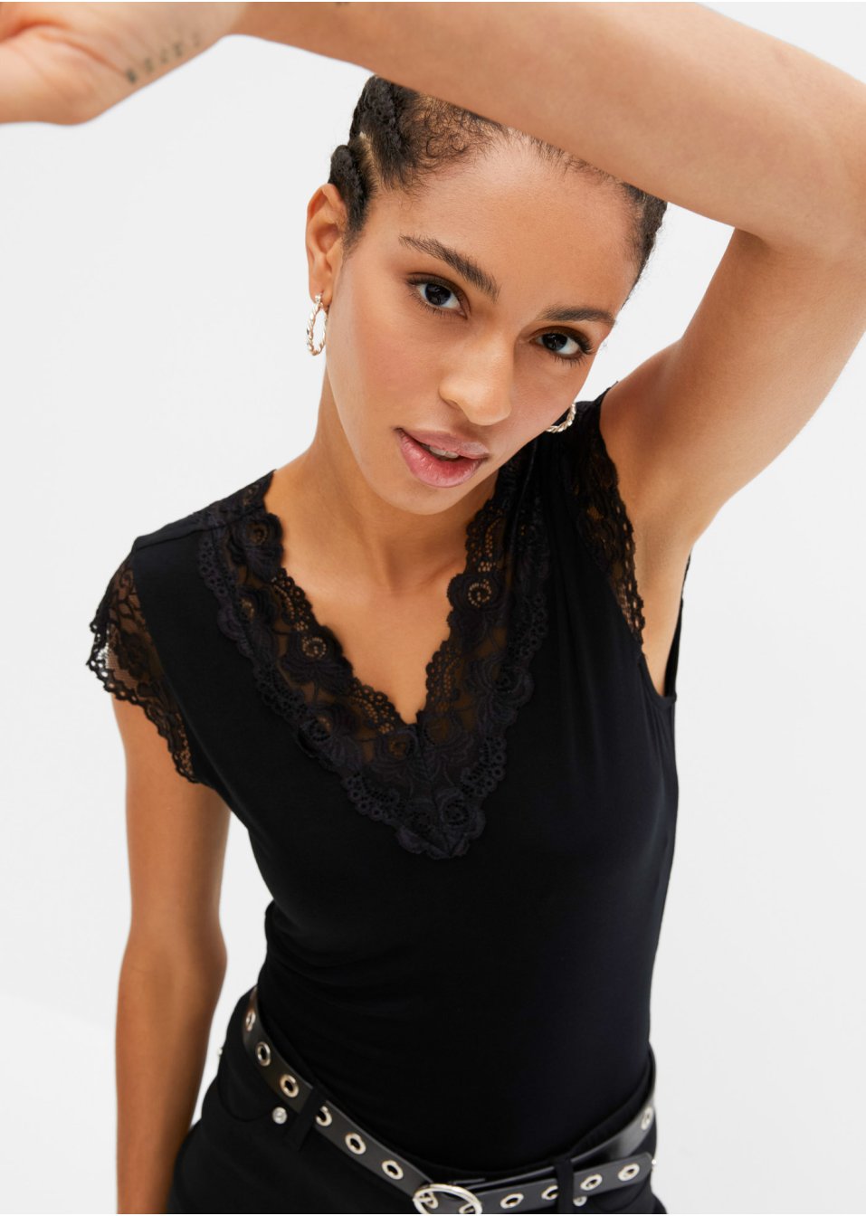 T-shirt en dentelle