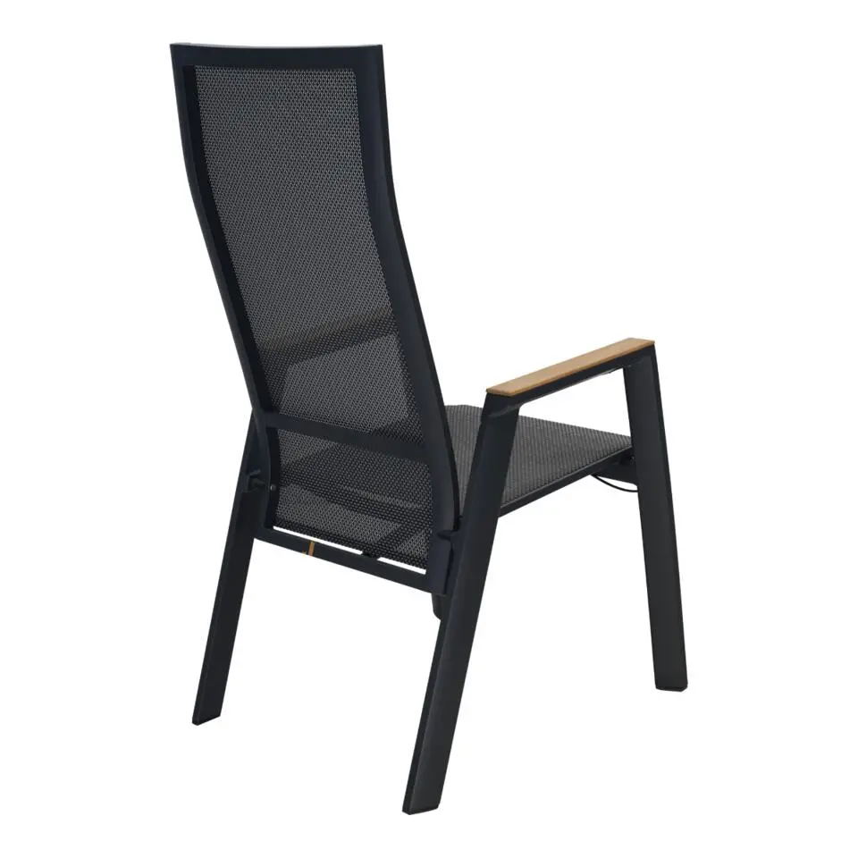 Les - Standenstoel Amir teak nuance - antraciet