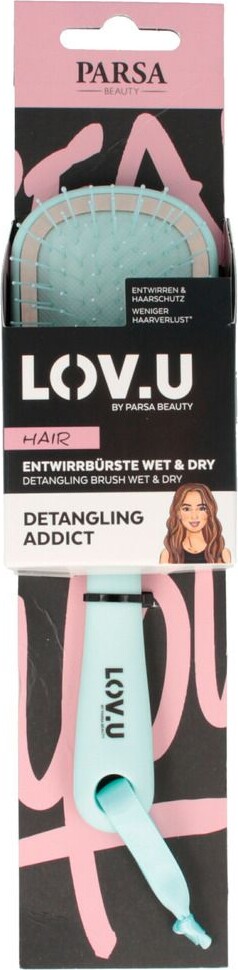 Parsa - Detangler Børste - Lov.U W&D - Mini Mint