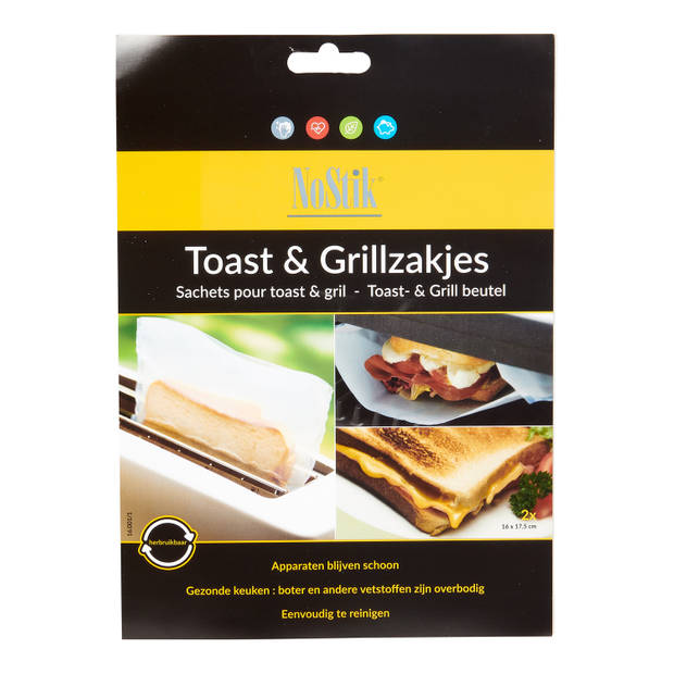 Toast & Grillzakjes Set 2 Stuks