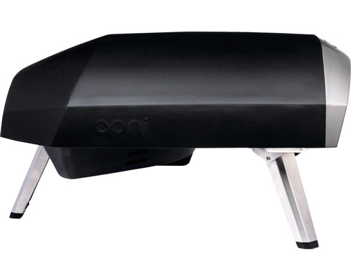 Ooni Koda 16 Gas Pizza Oven 63 x 58 cm RVS Zilver/Zwart L-vormige Vlam Gebruiksvriendelijk en Directe Gasontsteking