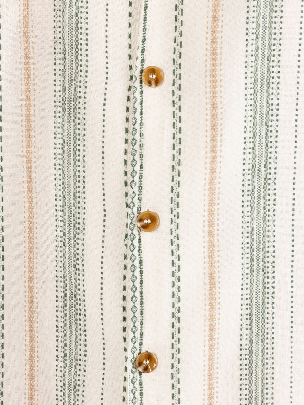 Rhythm Relaxed Stripe Shirt olive