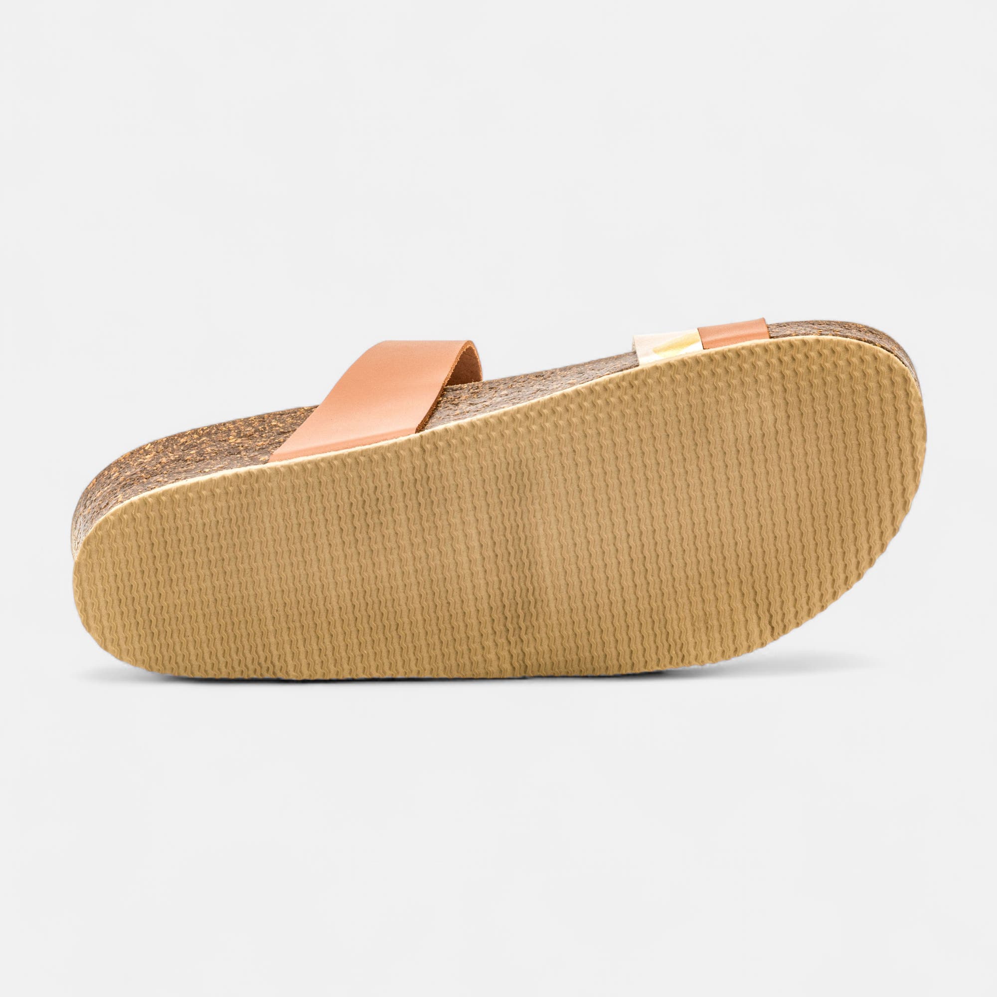 Mules semelle liège Femme rose