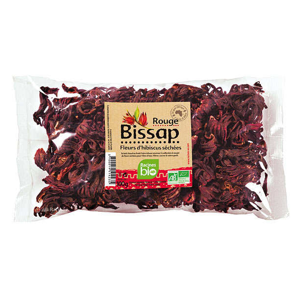 Fleurs de bissap (hibiscus) rouge séchées bio