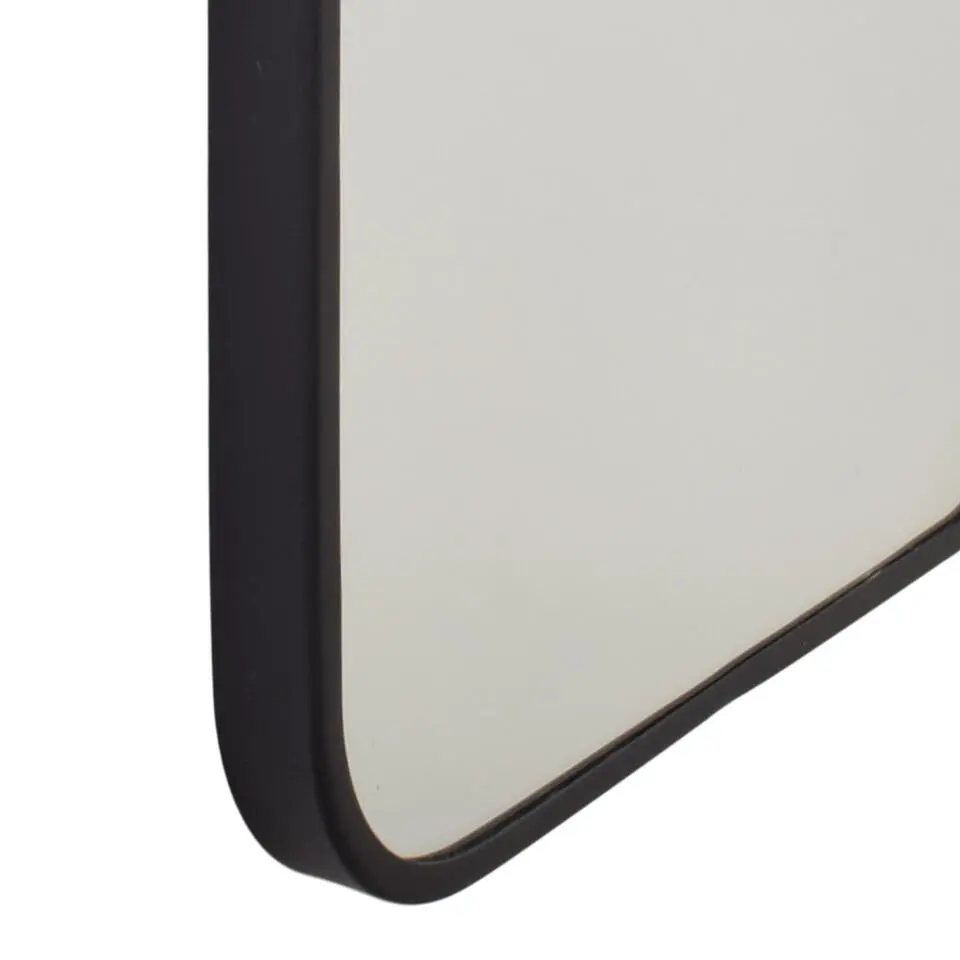 LOFT42 Mica Spiegel Rechthoek Zwart - Metaal - 61x45