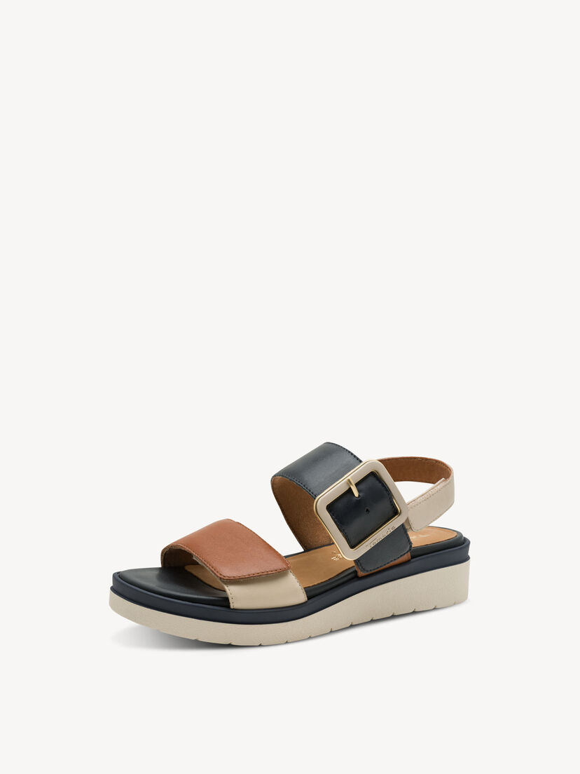 Leren Sandaaltje - blauw