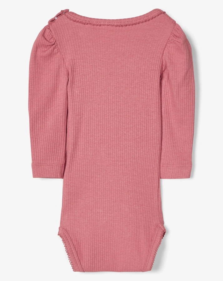 Langarmbody NBFKABEXI in Deco Rose