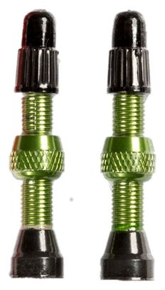 Paire de Valves Stan's Universal Presta 35 mm Vert