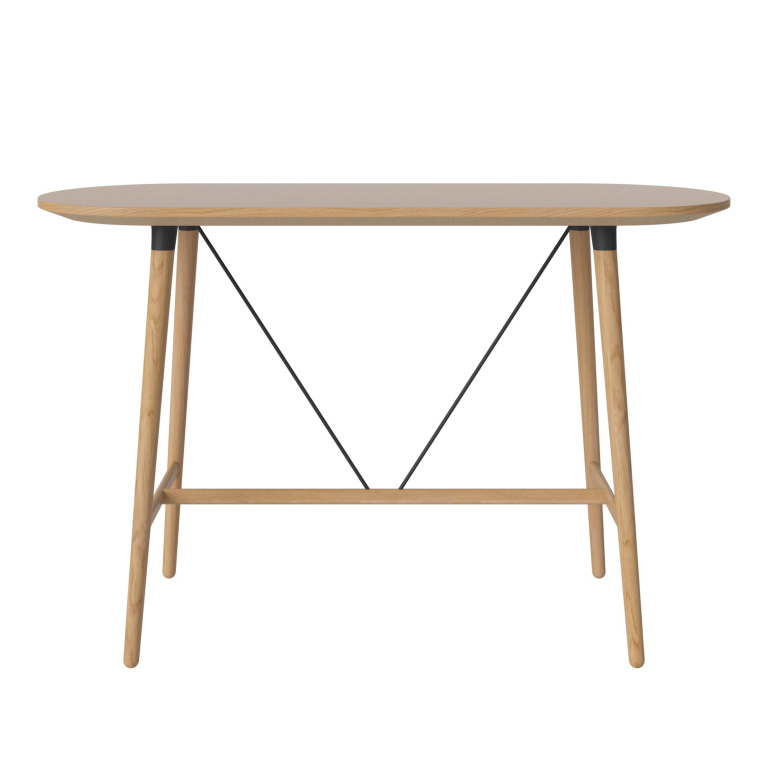 Bolia Seed hoge eettafel 160x70 eiken zwart