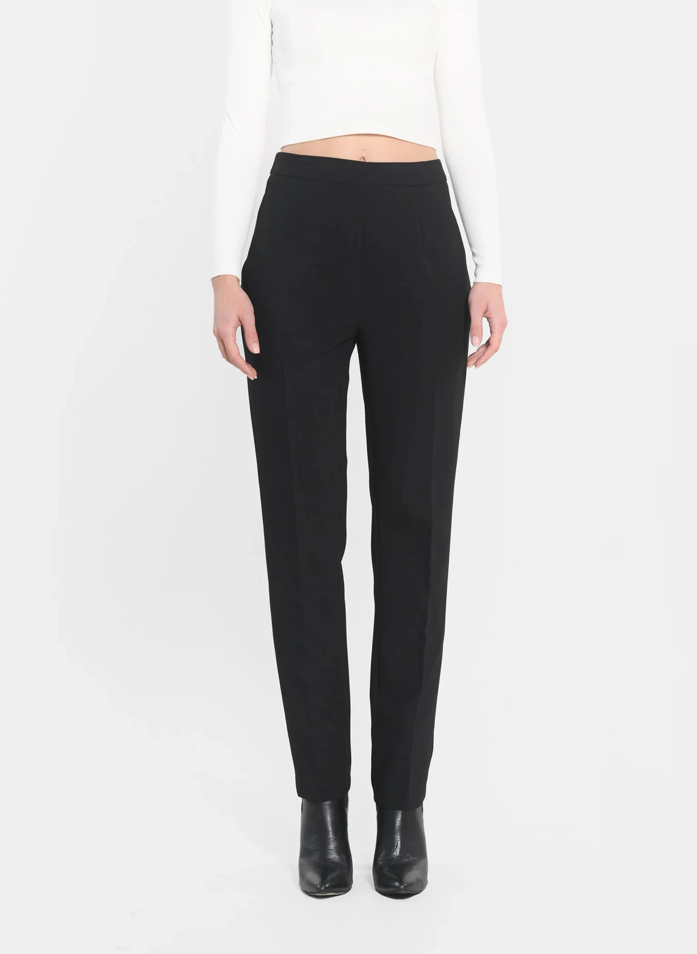 BRITNEY - Pantalon cigarette 7/8ème | Noir