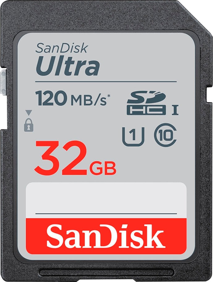 Sandisk Speicherkarte »Ultra® SDHC™ UHS-I 32 GB« (32 GB Class 10 120 MB/s Lesegeschwindigkeit)