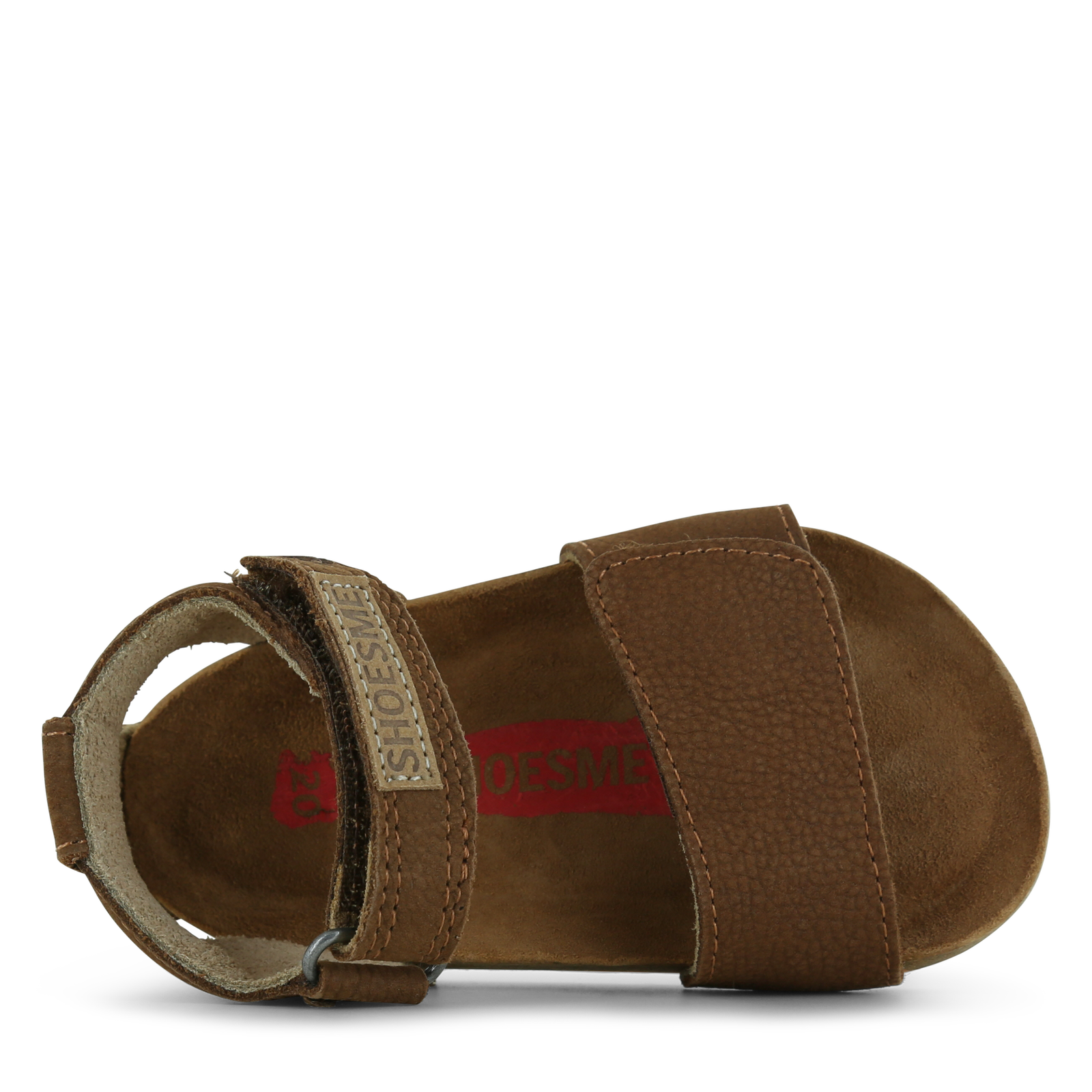 Shoesme cognacfarbene Sandale mit breitem Riemen