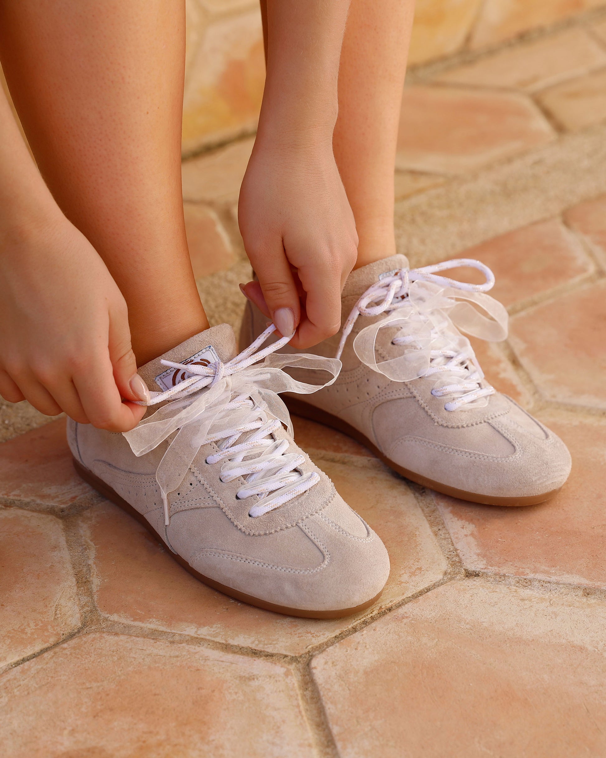 VIA VAI beige dames sneakers June Haylee