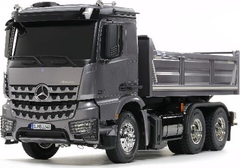 Tamiya - Rc Mercedes Arocs 3348 Tipper Truck Fjernstyret Lastbil Byggesæt - 1:14 - 56357