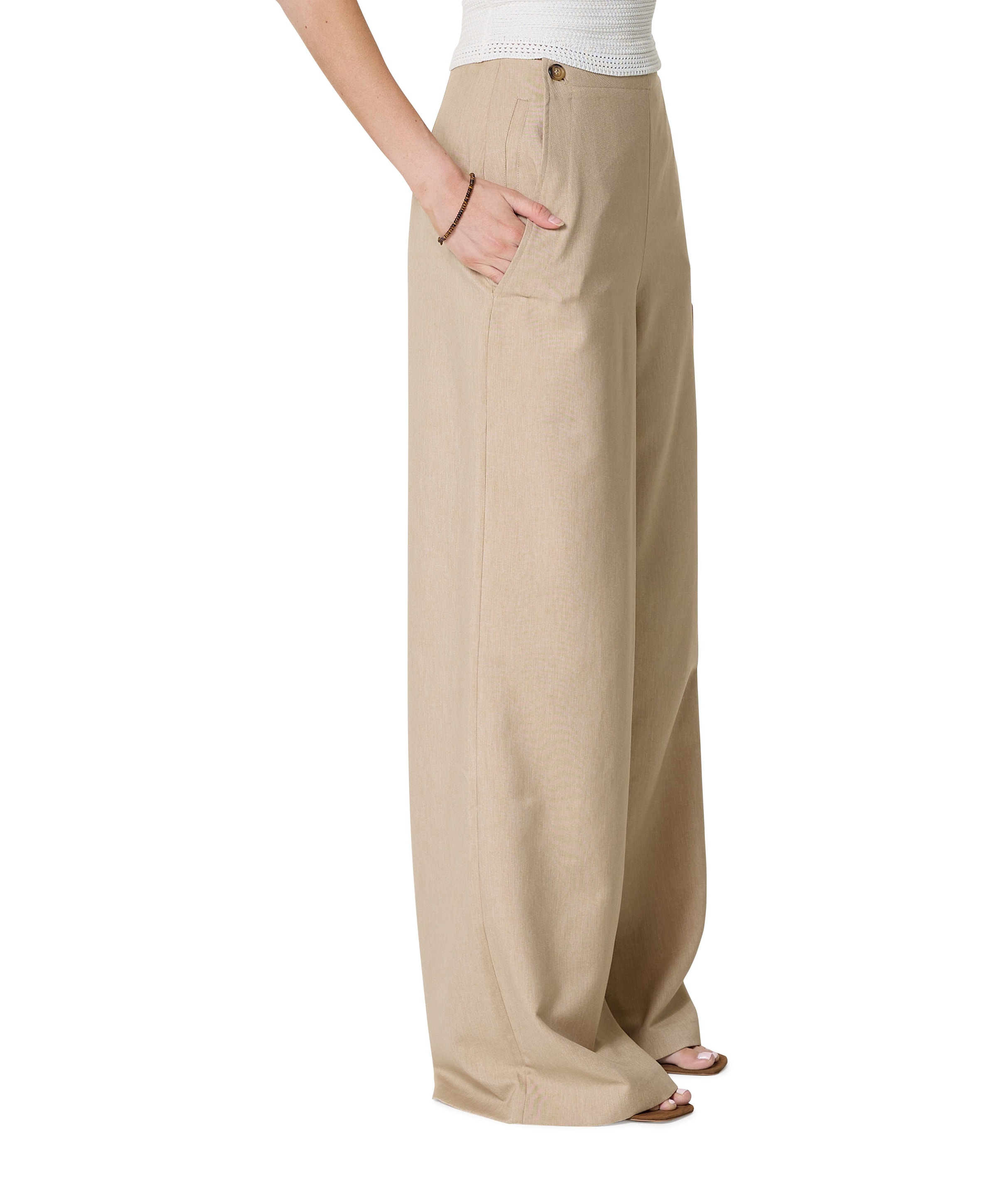 Est'Seven Dames pantalon beige