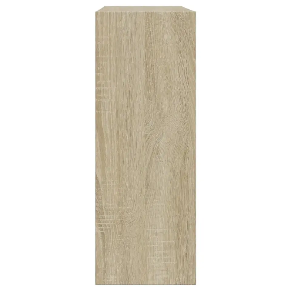 vidaXL - Schoenenkast 2 paar met 1 klep - Sonoma eiken - Hout - 60x21x57 cm