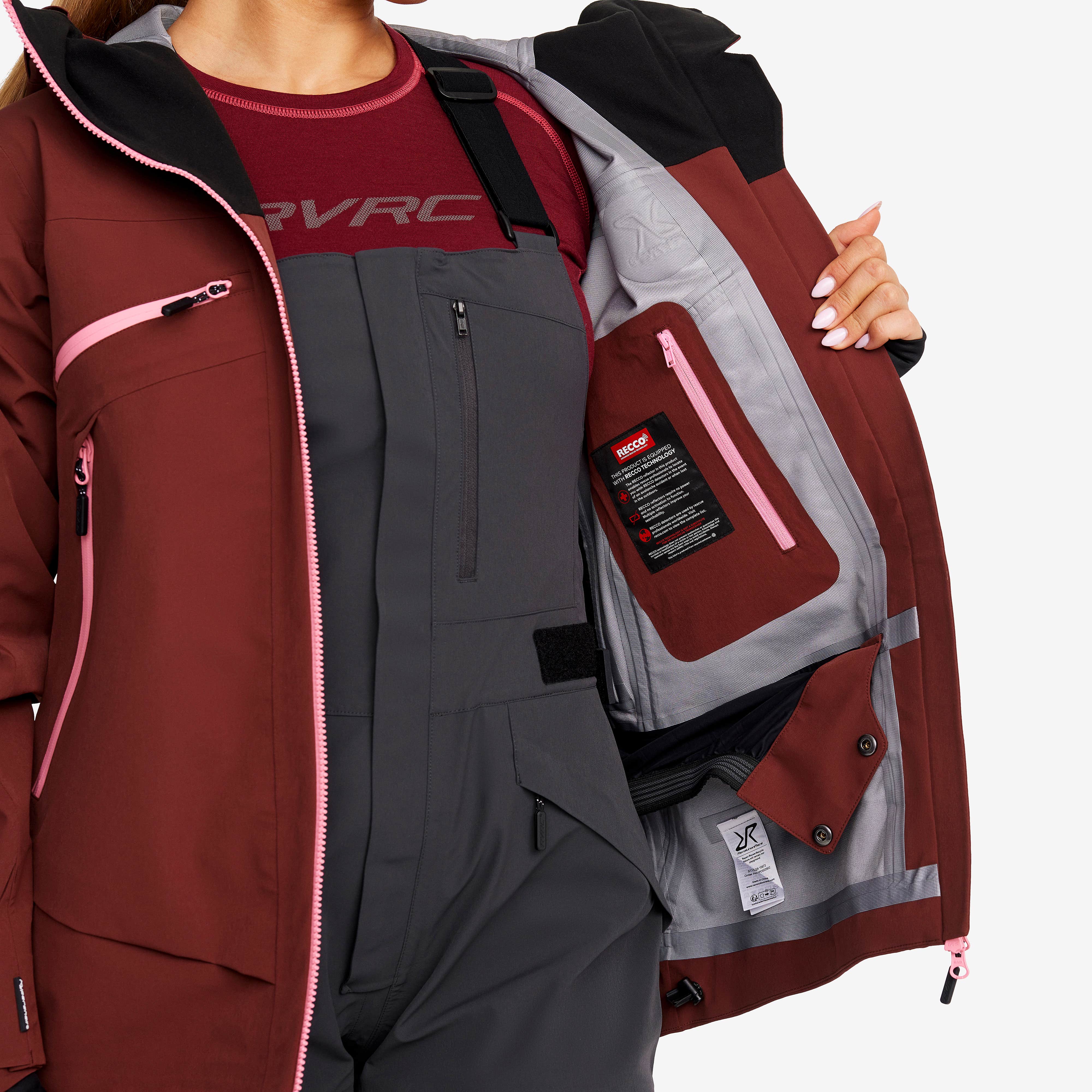 Atlas 3L Ski Jacket Dame Earth