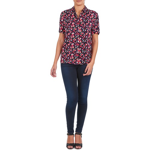 American Retro - NEOSHIRT - Noir / Rose / Orange