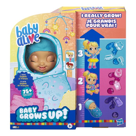 Poupée Baby Alive grandit