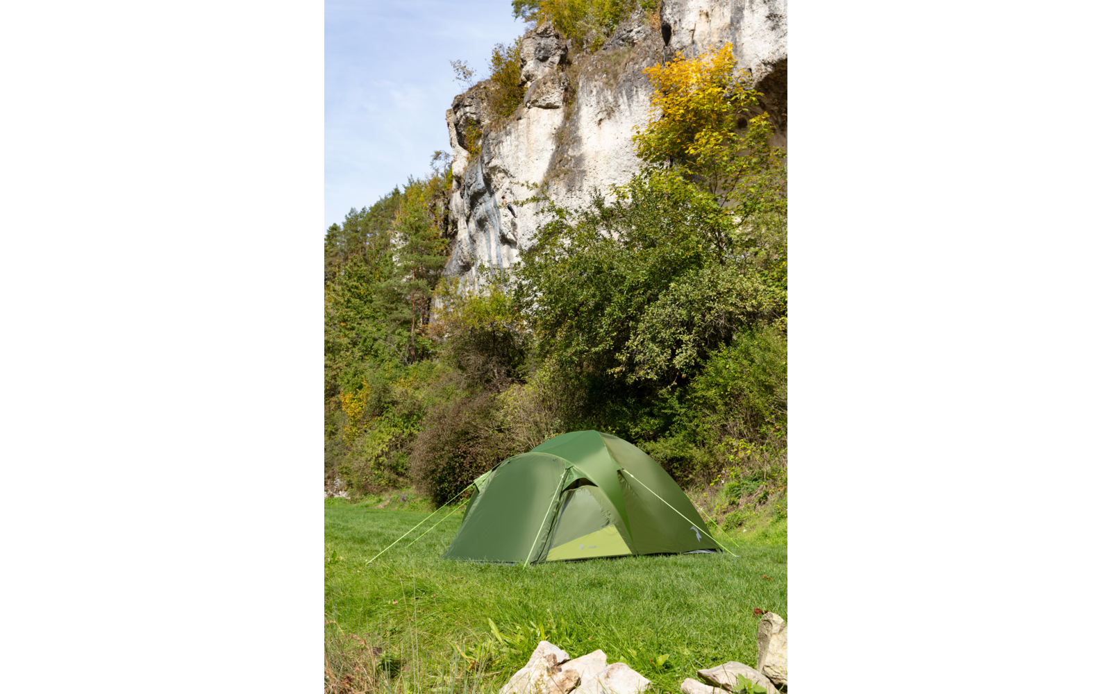 Mountain Guide Malo III Trekkingzelt für 3 Personen Dunkelgrün