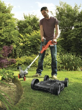 BLACK+DECKER 18V 3-in-1 strimmer LI-ION 20 cm incl. 2,0Ah accu + lader