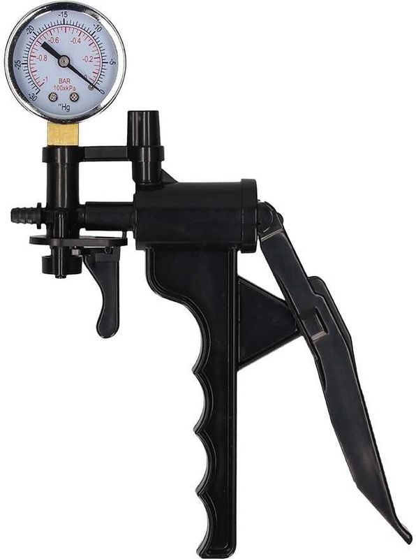 Shots - Pumped Elite Penispomp met Drukmeter black