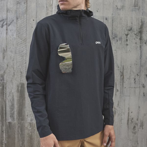 Veste VTT POC M'S MANTLE THERMAL HOODIE URANIUM BLACK