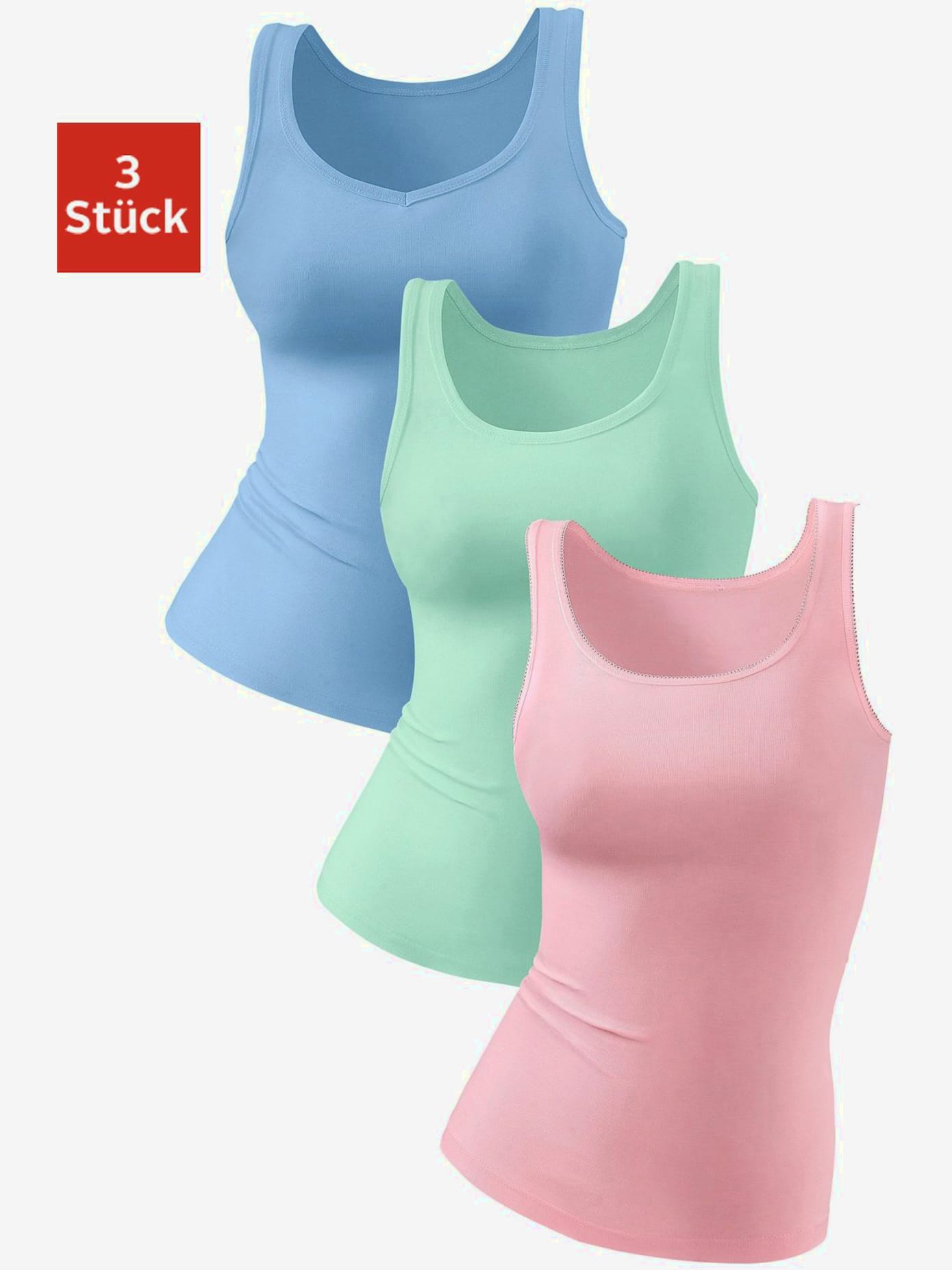 Lot de 3 débardeurs pratique