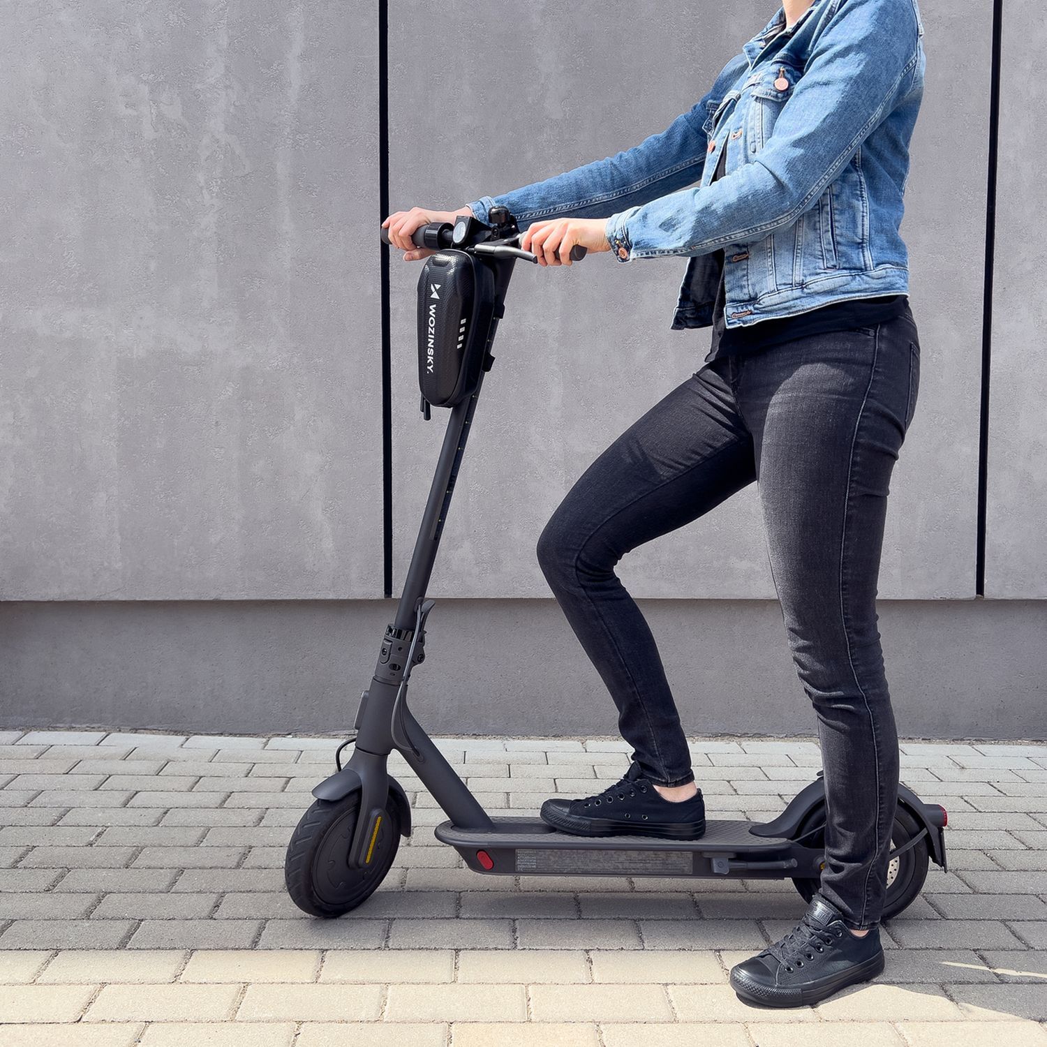 wasserdichte Scooter Lenkertasche 2l Lenkertasche schwarz