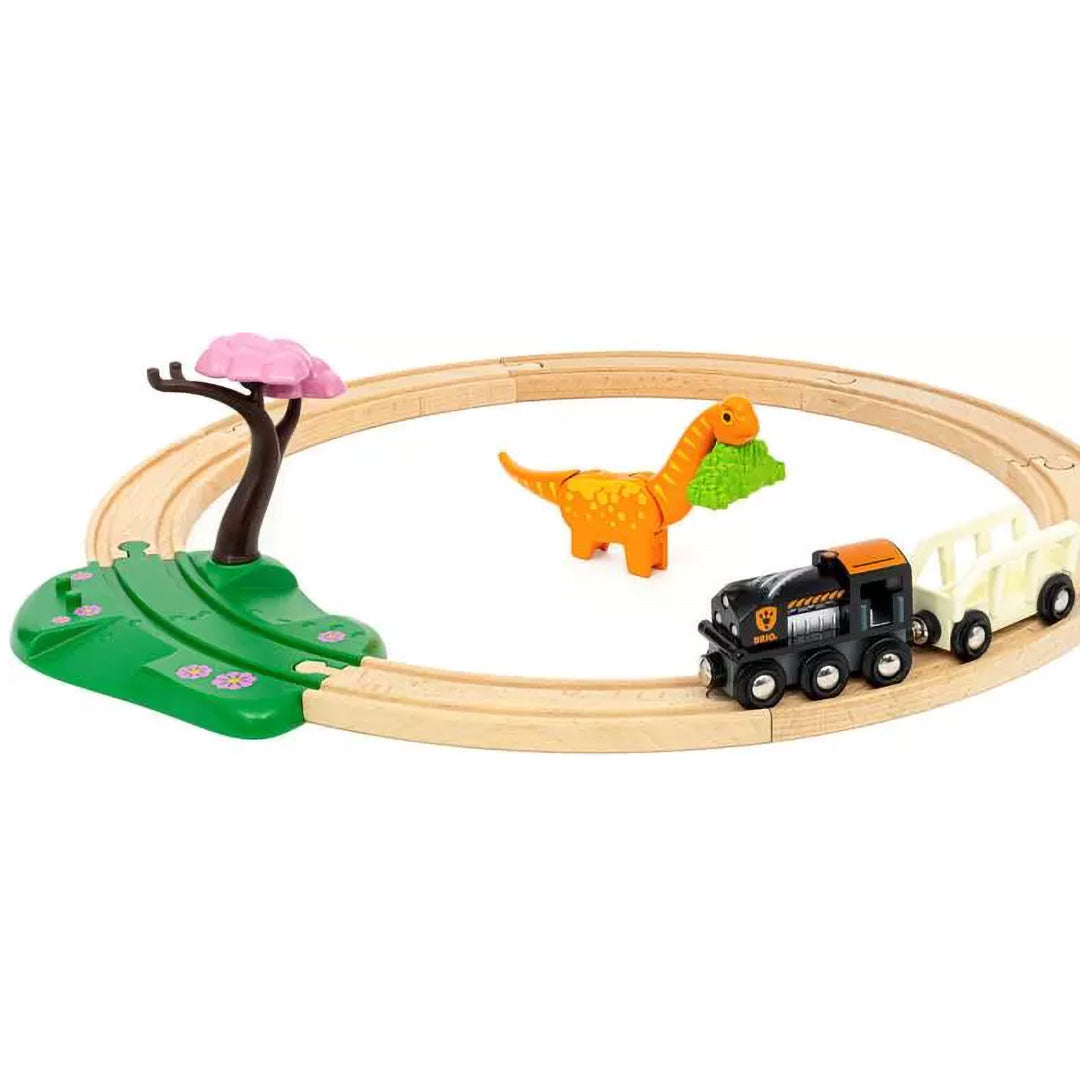 brio treinbaan cirkel - dinosaurus - 12-delig