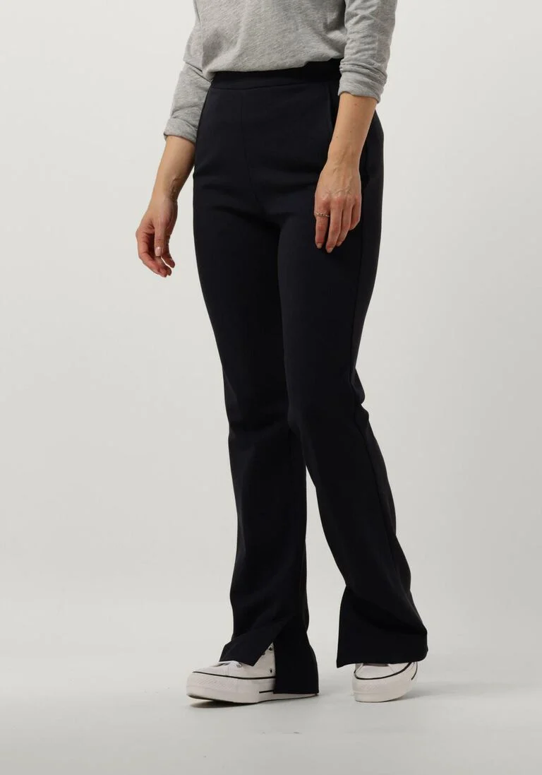 BY-BAR donkerblauwe by-bar flared broek lowie pant