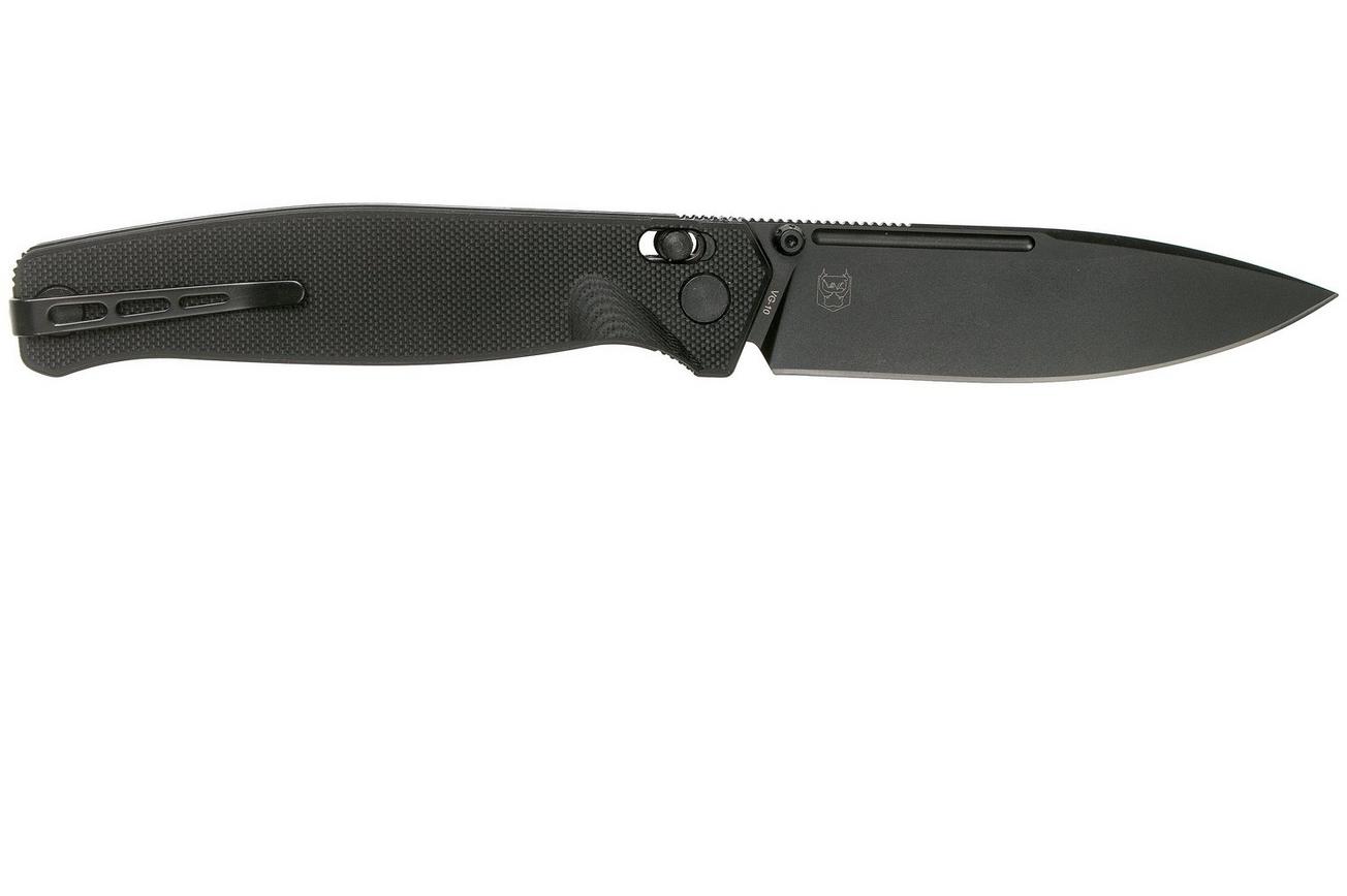 Real Steel Huginn 7652B Full Black G10 zakmes
