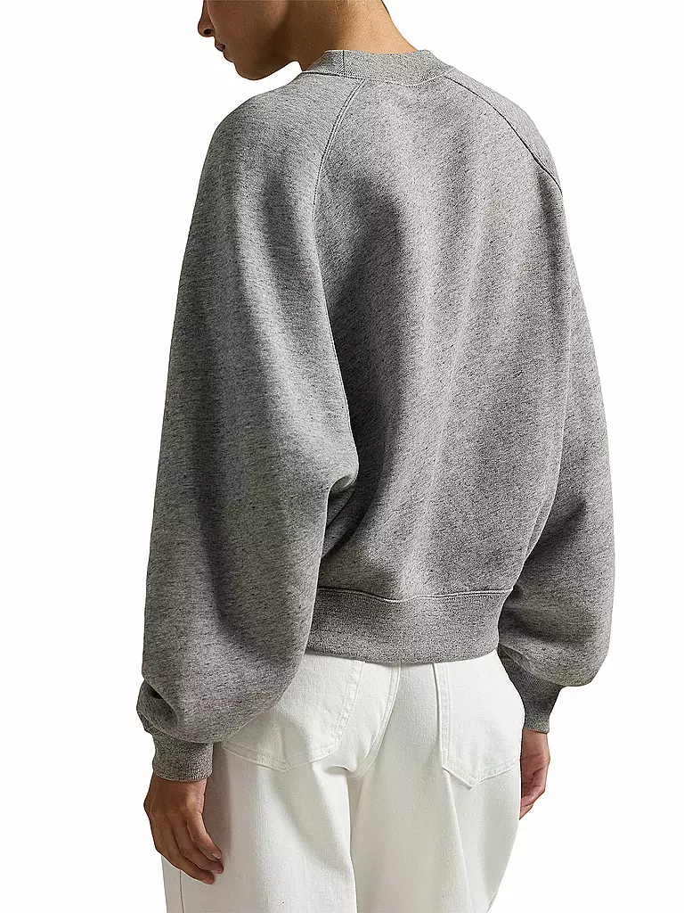 POLO RALPH LAUREN Sweater Oversized Fit grau