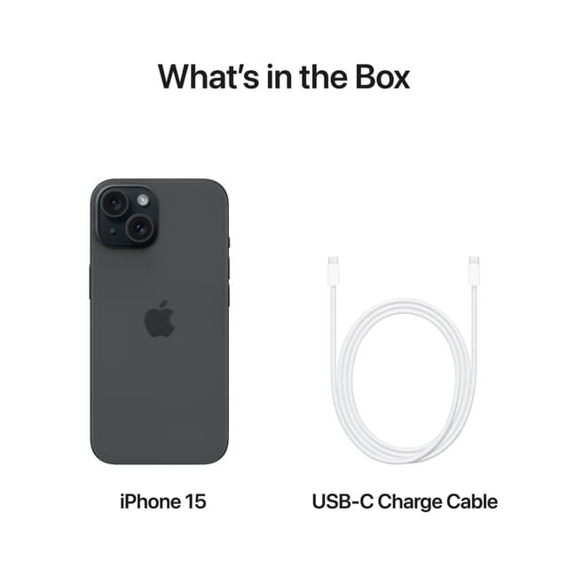 iPhone 15 – 5G smartphone 256GB Sort