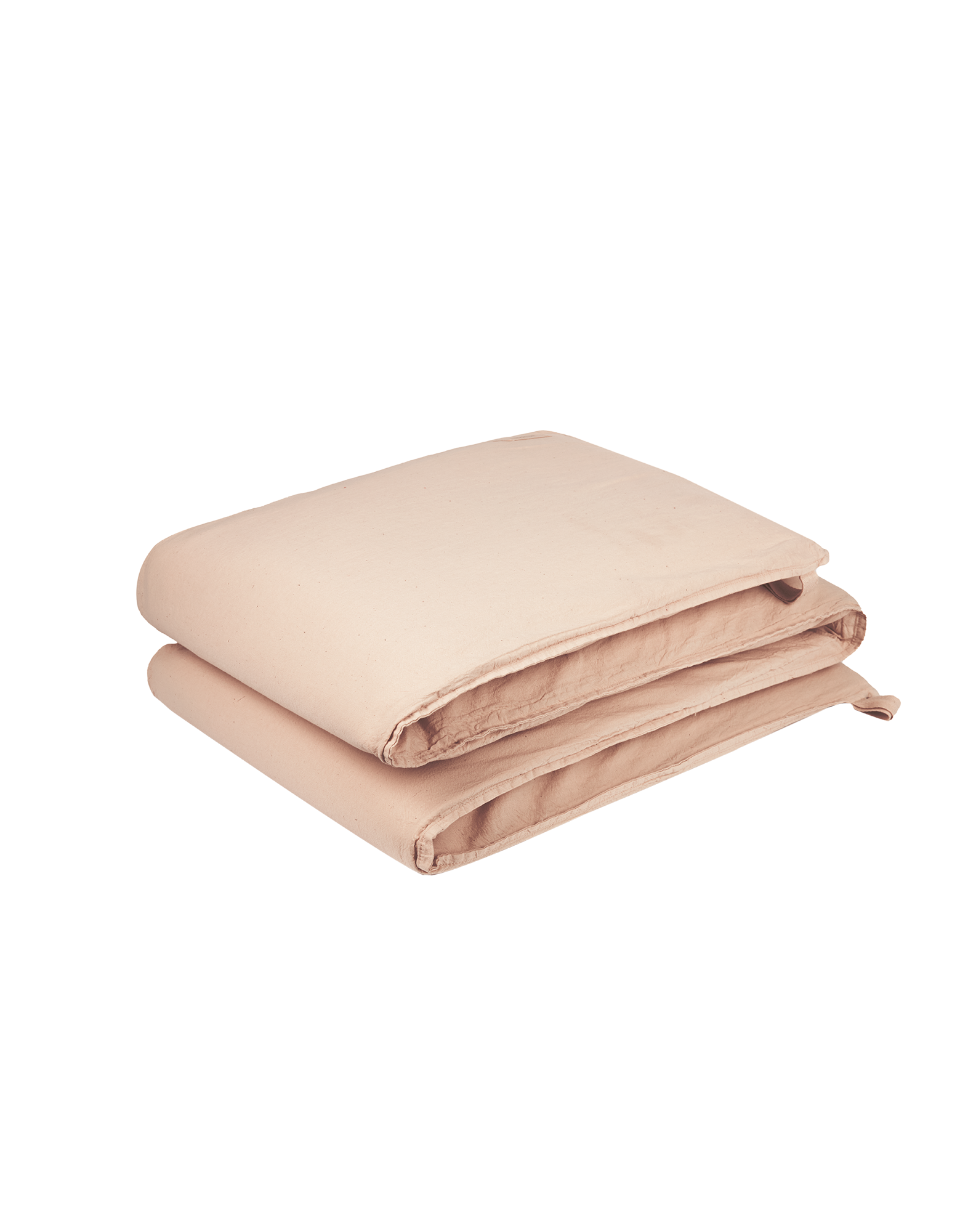 Tour de lit déhoussable wabi-sabi en coton lavé | Rose