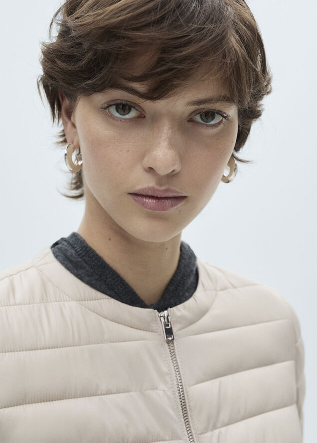 MANGO ANORAK. -- BLANDI Light beige