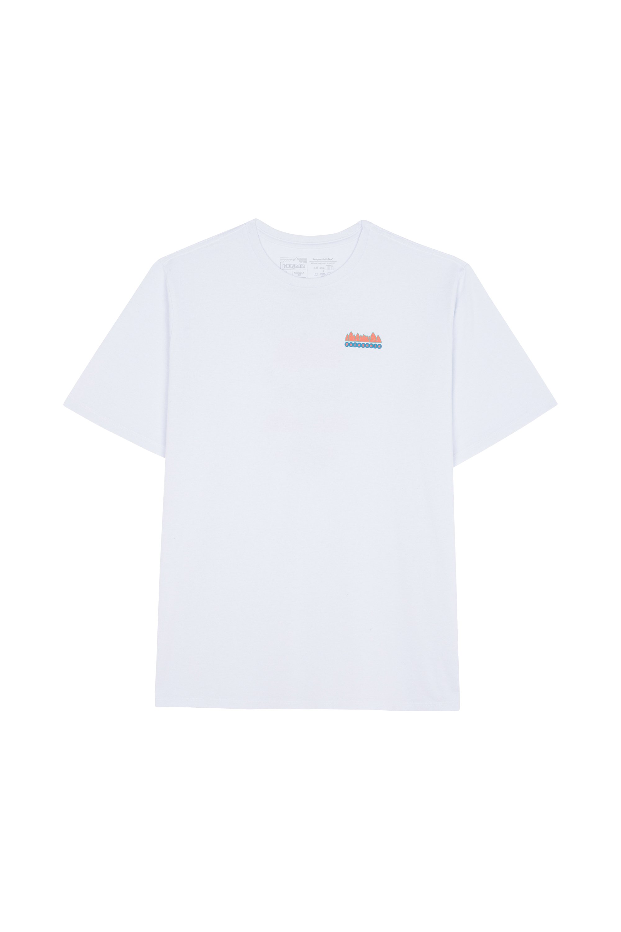 PATAGONIA T-shirt M's Fitz Roy Wild Responsibili-Tee Blanc