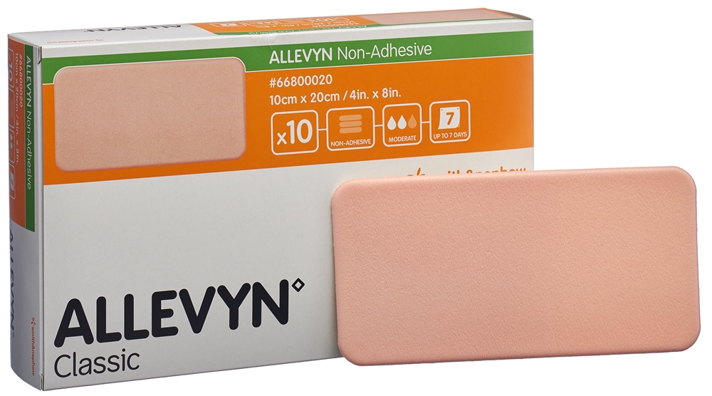 ALLEVYN Wundverband 10x20cm 10 Stk